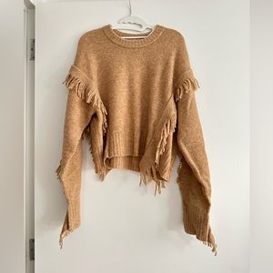 Philip Lim Fringe Wool Sweater - Small